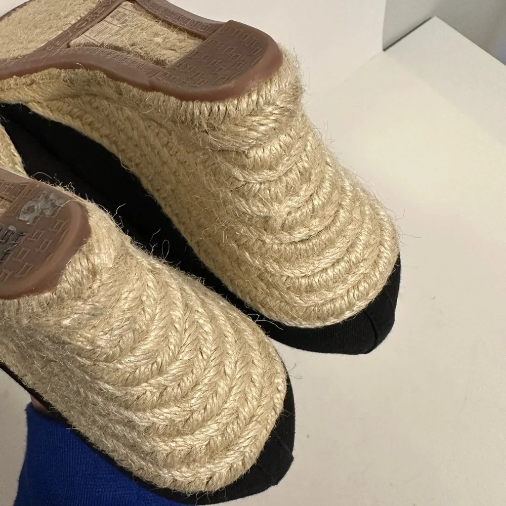 J. Crew wedge black seville